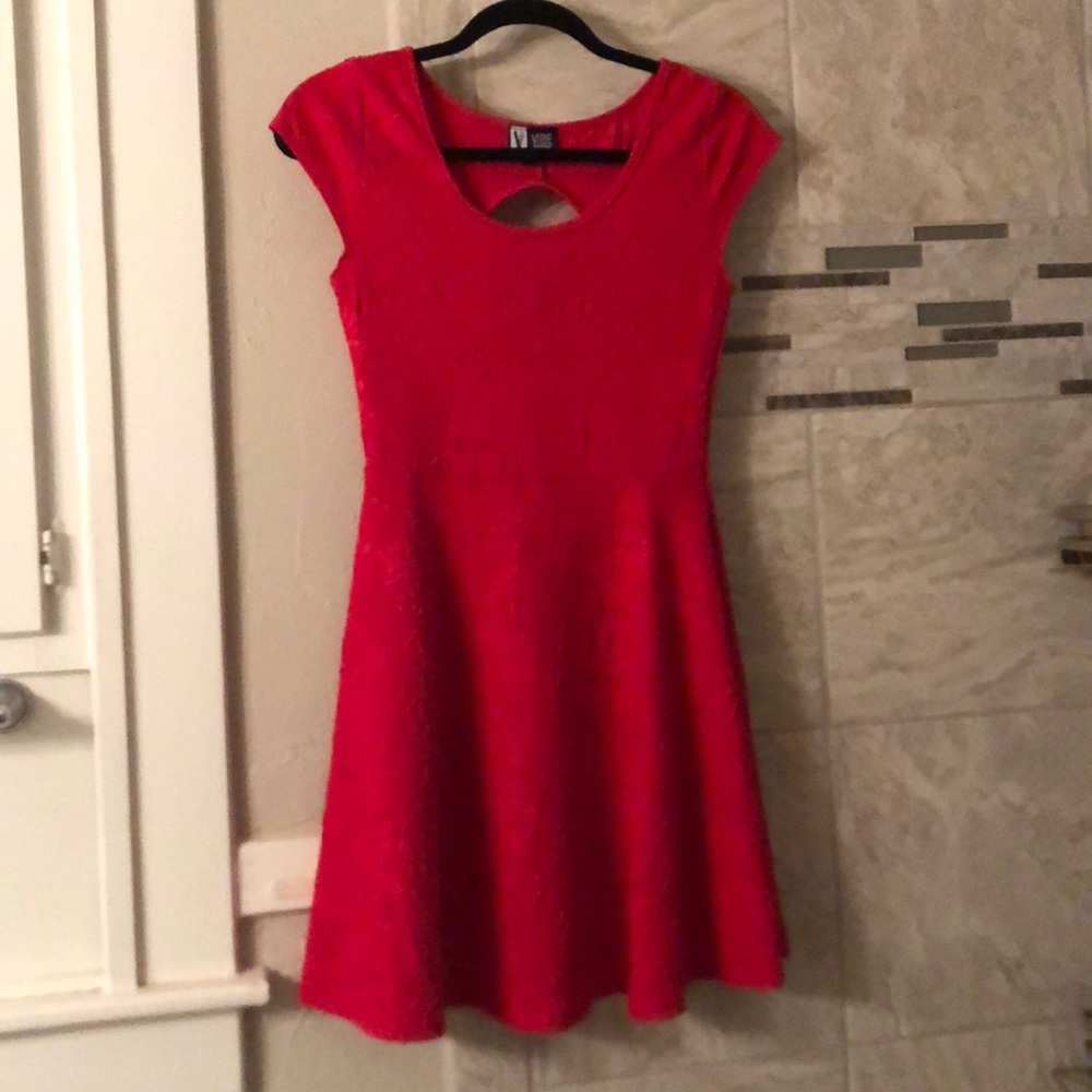 Red dress